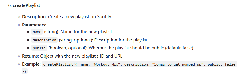 createPlaylist