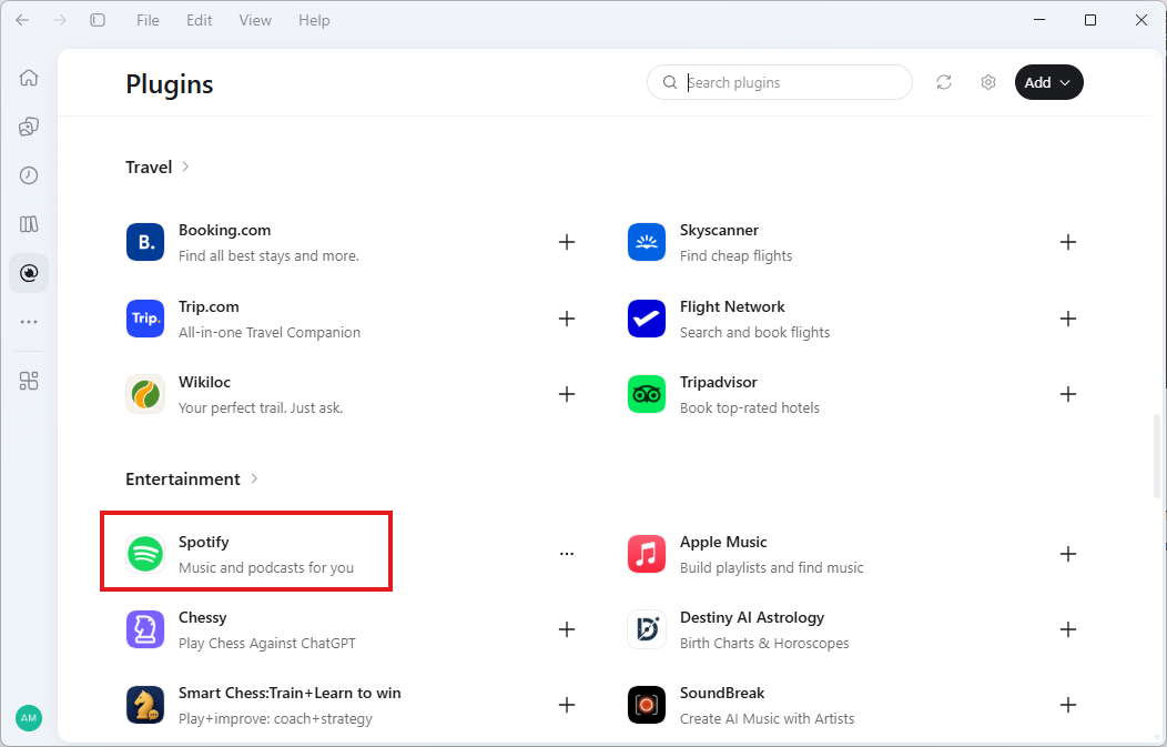 Spotify Plugin