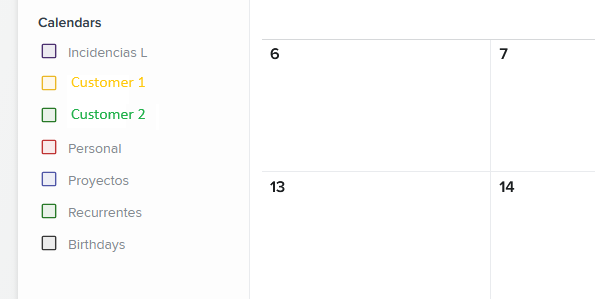 Calendars
