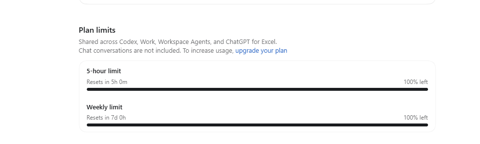 Usage at beginning